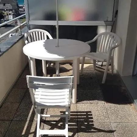 Studio Calme Avec Terrasse Vue Mer Pleneuf-Val-Andre Buitenkant foto